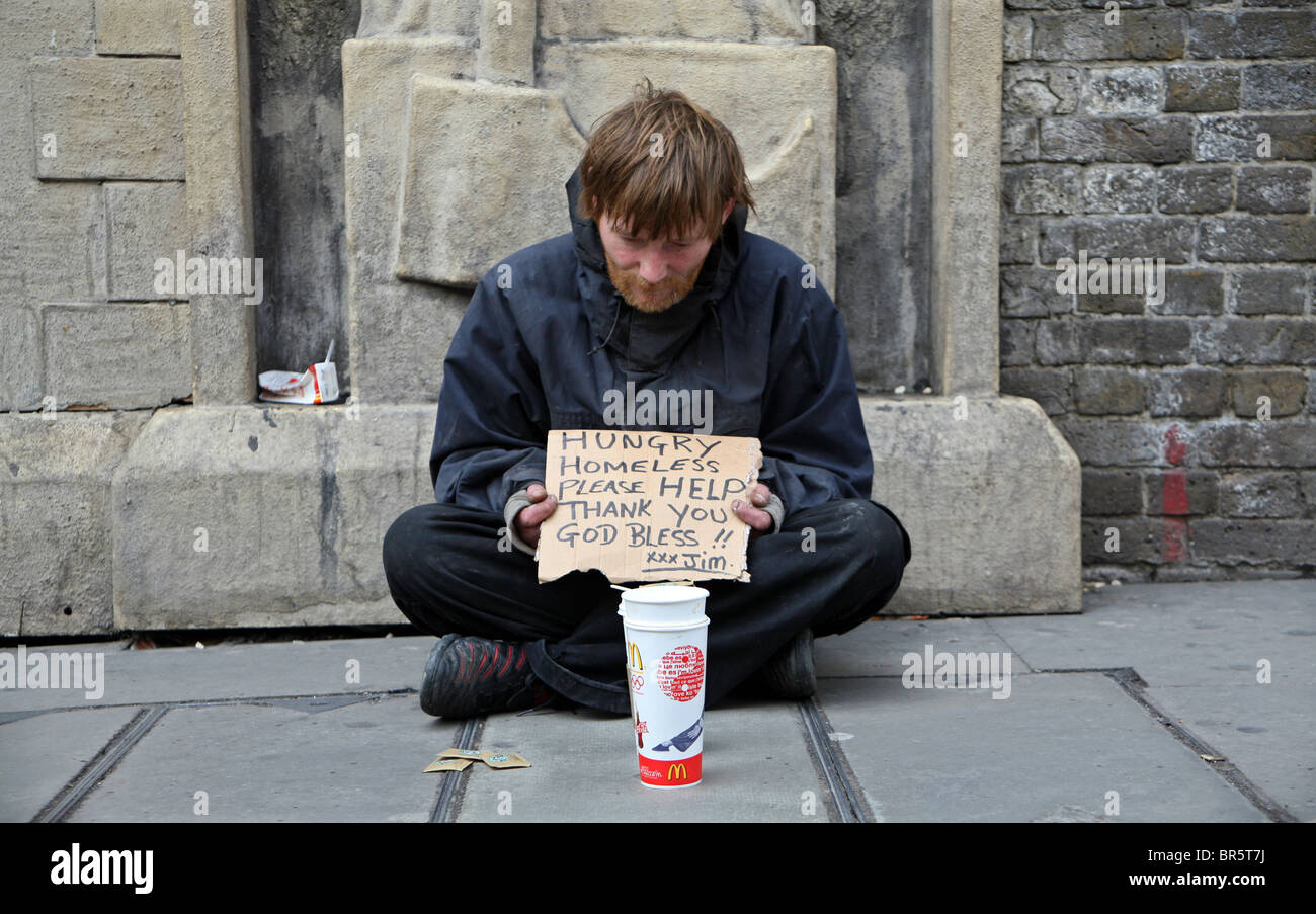 A Homeless Man Begging For Money London Stock Photo 31476246 Alamy - a homeless man begging for money london